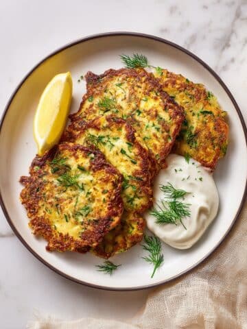 Kolokithokeftedes (Zucchini Fritters) Recipe