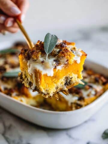 Stuffed Pumpkin with Tahini Sauce Recipe