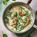Creamy Chicken Florentine with Parmesan and Spinach Recipe