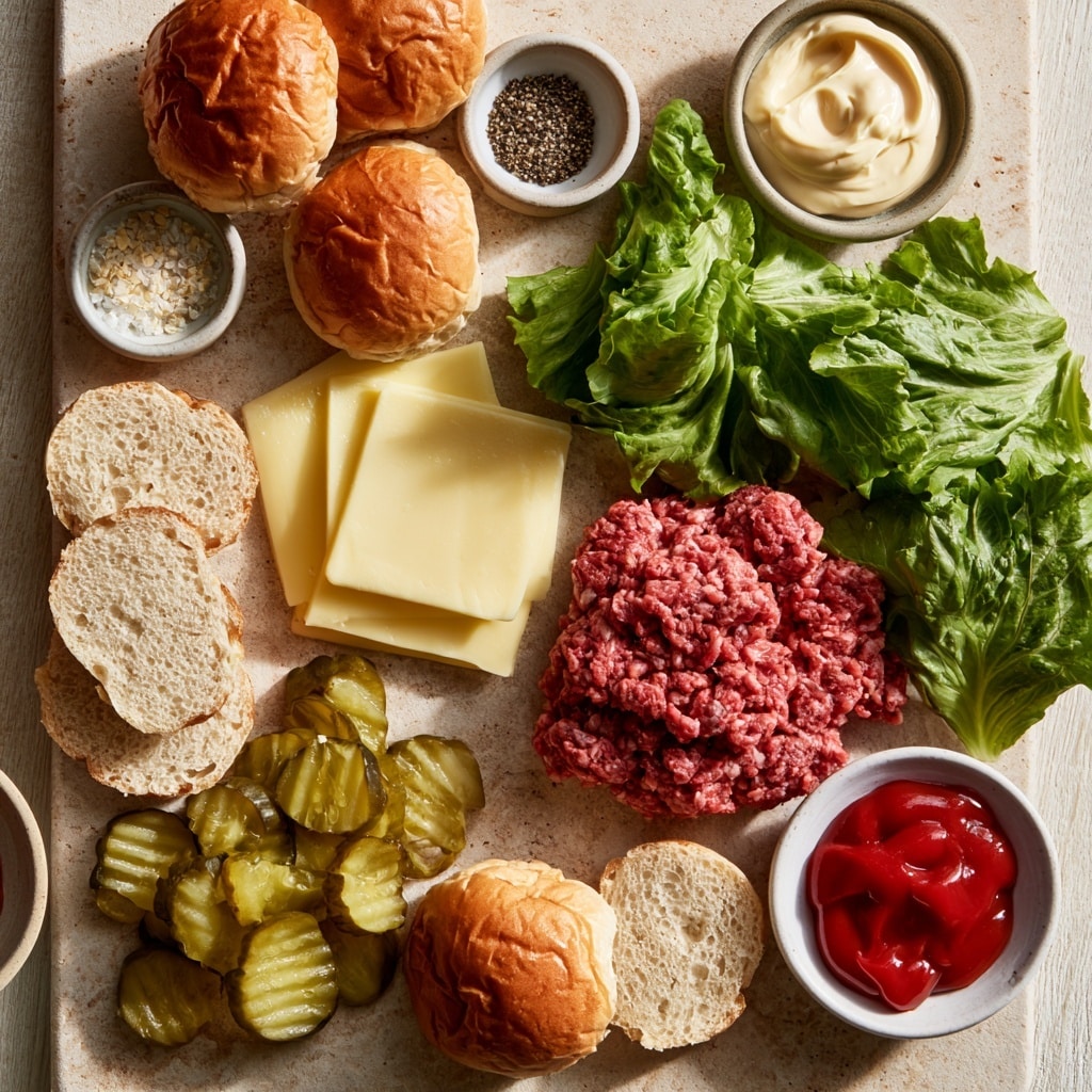 In the first part of the image, there is a clear glass bowl on a white marbled surface filled with a thick layer of raw ground meat that is deep red in color, topped with a small pile of yellow seasoning and black pepper on the right side. In the second part, a woman’s hand wearing a transparent glove is mixing the ground meat and seasoning together in the same clear glass bowl, pressing and blending the meat which has a moist and crumbly texture. The colors include the deep red of the meat, the yellowish seasoning, and the faint brown tint of the glove. Photo taken with an iphone --ar 4:5 --v 7
