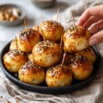 Baked Feta Bites in Phyllo Pastry with Honey and Sesame Seeds Recipe