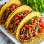 Slow Cooker Shredded Beef Tacos Recipe