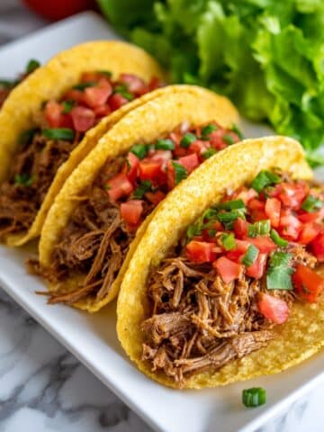 Slow Cooker Shredded Beef Tacos Recipe