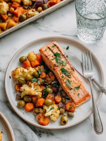 Sheet Pan Salmon and Vegetables Recipe
