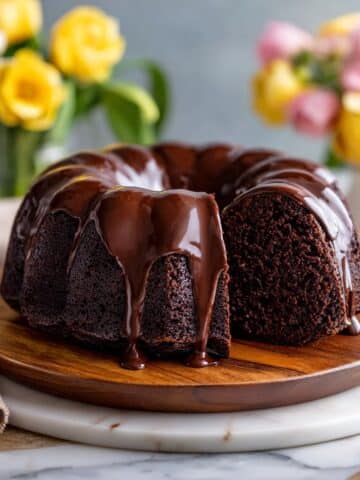 Triple Chocolate Bundt Cake Recipe