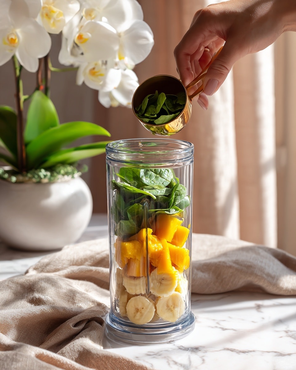 Easy Basic Green Smoothie Recipe - Recipe Image