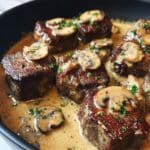 Creamy Mushroom Sauce for Steak Recipe