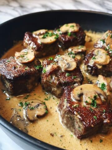Creamy Mushroom Sauce for Steak Recipe