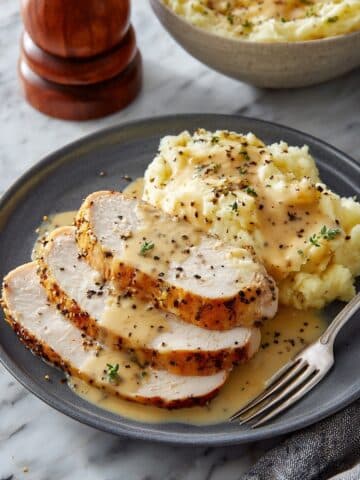 Crockpot Turkey Breast with Lemon, Apple, and Herbs Recipe