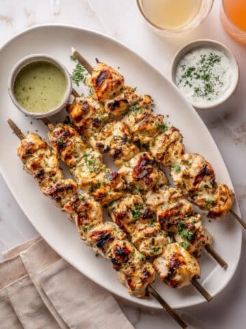 Yogurt Marinated Chicken with Harissa and Garlic Recipe