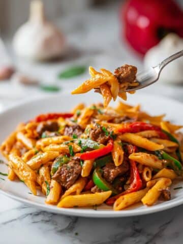Creamy Chicken Fajita Pasta Recipe