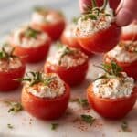 Stuffed Cherry Tomatoes with Cream Cheese and Parmesan Recipe
