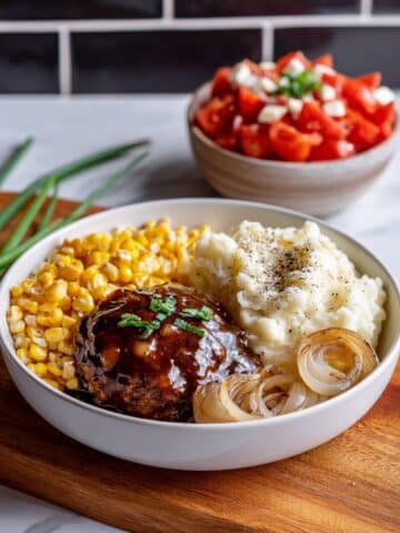 Hamburger Steak with Onion Gravy Recipe