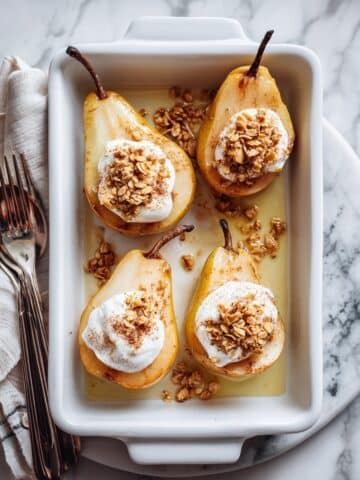 Healthy Baked Pears with Cinnamon Recipe