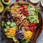 Cilantro Lime Chicken Taco Salad with Creamy Baja Catalina Dressing Recipe