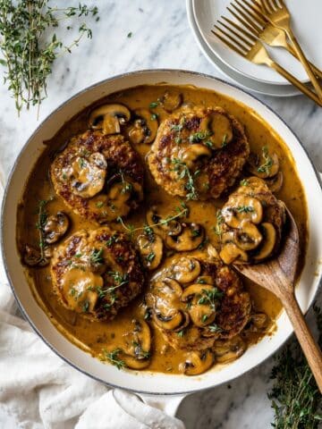 Salisbury Steak with Mushroom Gravy Recipe