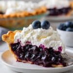Fresh Blueberry Pie With Homemade Filling (Not Runny) Recipe