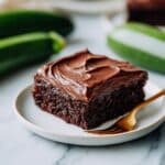 Chocolate Zucchini Cake with Creamy Cocoa Frosting Recipe