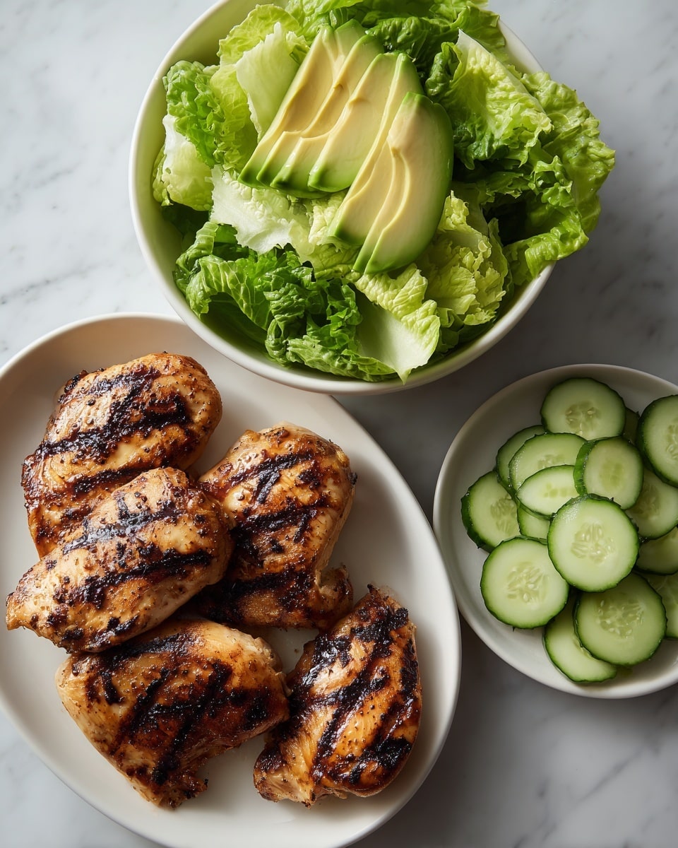 Tropical Mango Salad with Grilled Chicken, Feta, and Candied Pecans Recipe - Recipe Image