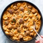 Meatball Pasta (One Pot!) Recipe