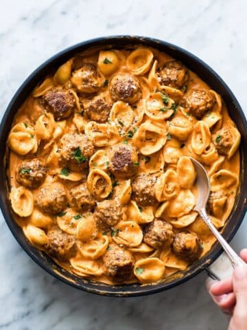 Meatball Pasta (One Pot!) Recipe