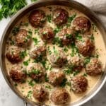 Swedish Meatballs with Creamy Sauce Recipe