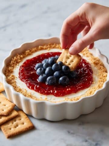 Strawberry Blueberry Cheesecake Dip Recipe