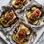 Salmon Veggie Foil Packets Recipe