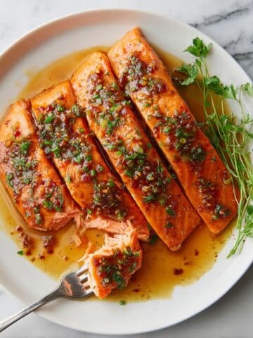 Brown Sugar Soy Sauce Glazed Salmon Recipe
