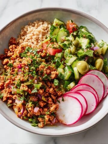 Mediterranean Beef Bowls Recipe