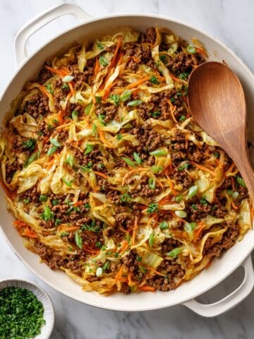 Ground Beef and Cabbage Skillet Recipe