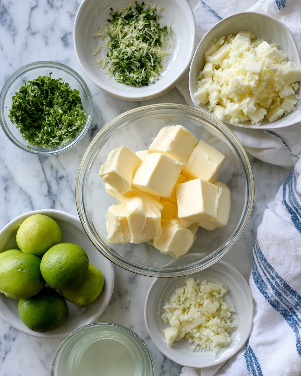 A white bowl placed on a white marbled surface holds a green sauce with visible small chopped leaves and herbs, giving a textured look to the top layer with a mix of dark and light green colors. Around the bowl, there are some scattered green leaves and part of a lime, while a white cloth with blue stripes is partly visible on the right side of the image. The overall look is fresh and vibrant. photo taken with an iphone --ar 4:5 --v 7