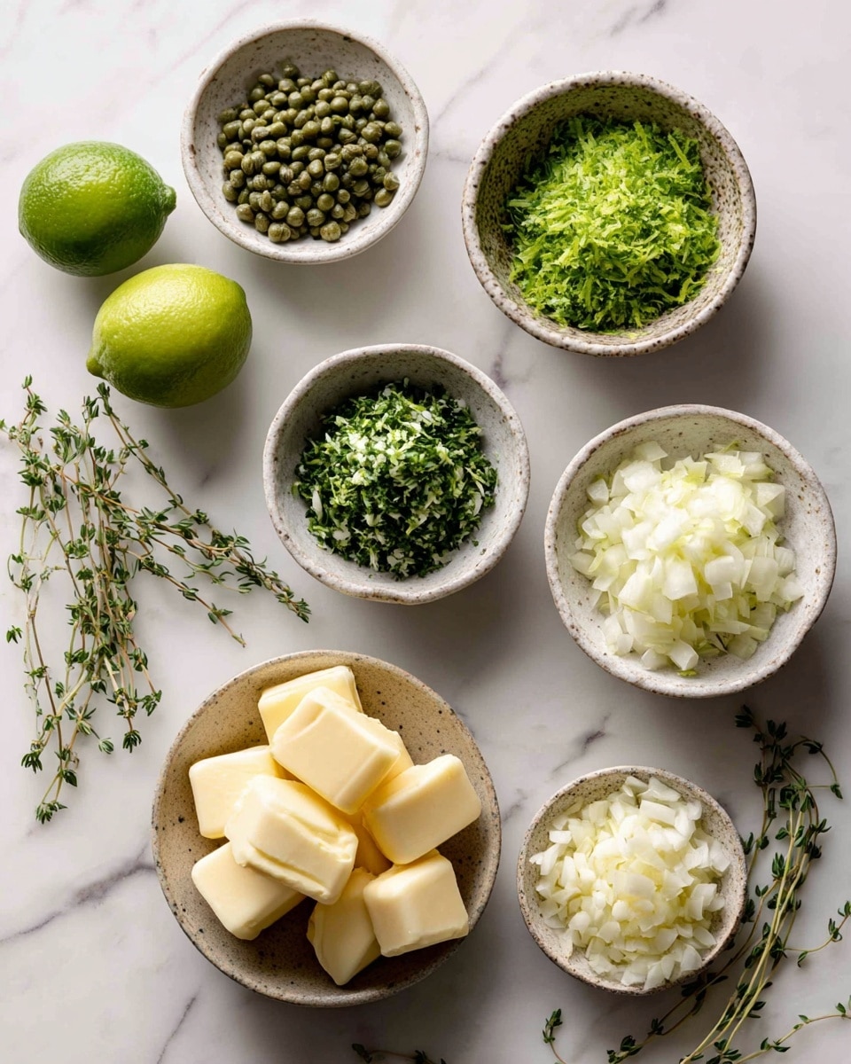 A white bowl filled with a chunky sauce made of small green and white pieces mixed with a yellowish oily liquid, showing visible herb bits and seeds; a silver spoon inside the bowl is being held by a woman's hand, scooping the sauce. The bowl is placed on a white marbled surface with a lime and green parsley leaves nearby. photo taken with an iphone --ar 4:5 --v 7