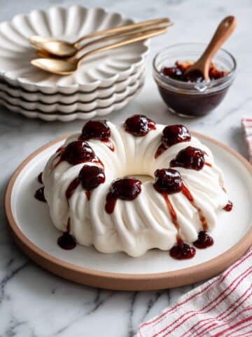 Manjar de Coco: Brazilian Coconut Pudding with Prune Sauce Recipe