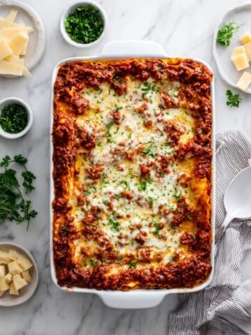Beef Stuffed Shells with Ricotta, Mozzarella, and Pesto Recipe
