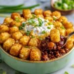 Chili Cheese Dog Tater Tot Casserole Recipe