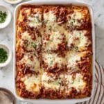Cheesy Baked Spaghetti with Ground Beef Recipe