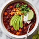 Vegan Chili with Sweet Potatoes and Black Beans Recipe