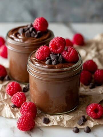 Avocado Chocolate Pudding with Berries and Toasted Almonds Recipe