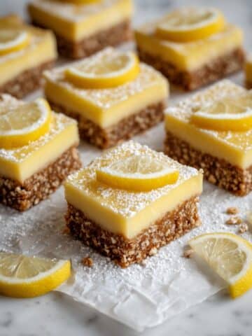 Light Vegan Lemon Bars (Without Coconut) Recipe