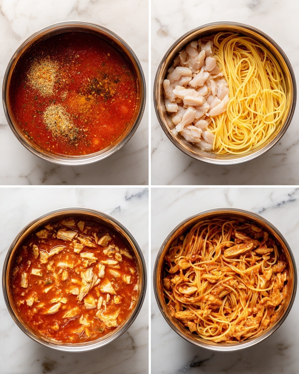 Instant Pot Chicken Spaghetti Recipe - Recipe Image