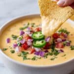 White American and Mozzarella Queso Dip Recipe