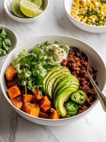 Viral Street Corn Beef Bowl Recipe