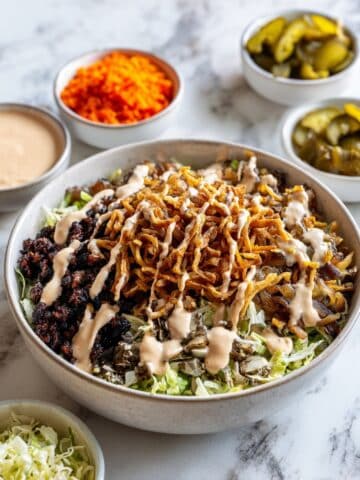 In-N-Out Burger Bowls (Viral Burger Bowls Recipe) Recipe