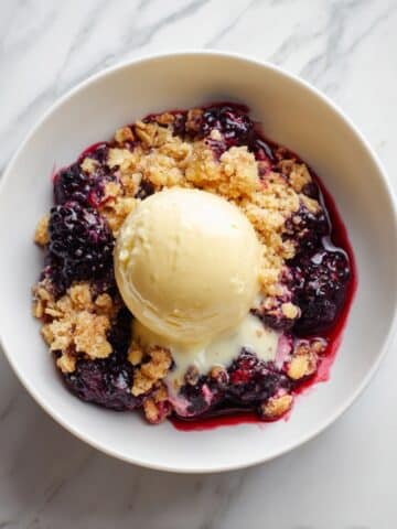 Vegan Blackberry Crumble Recipe