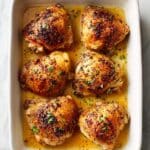 Crispy Oven Baked Chicken Thighs Recipe