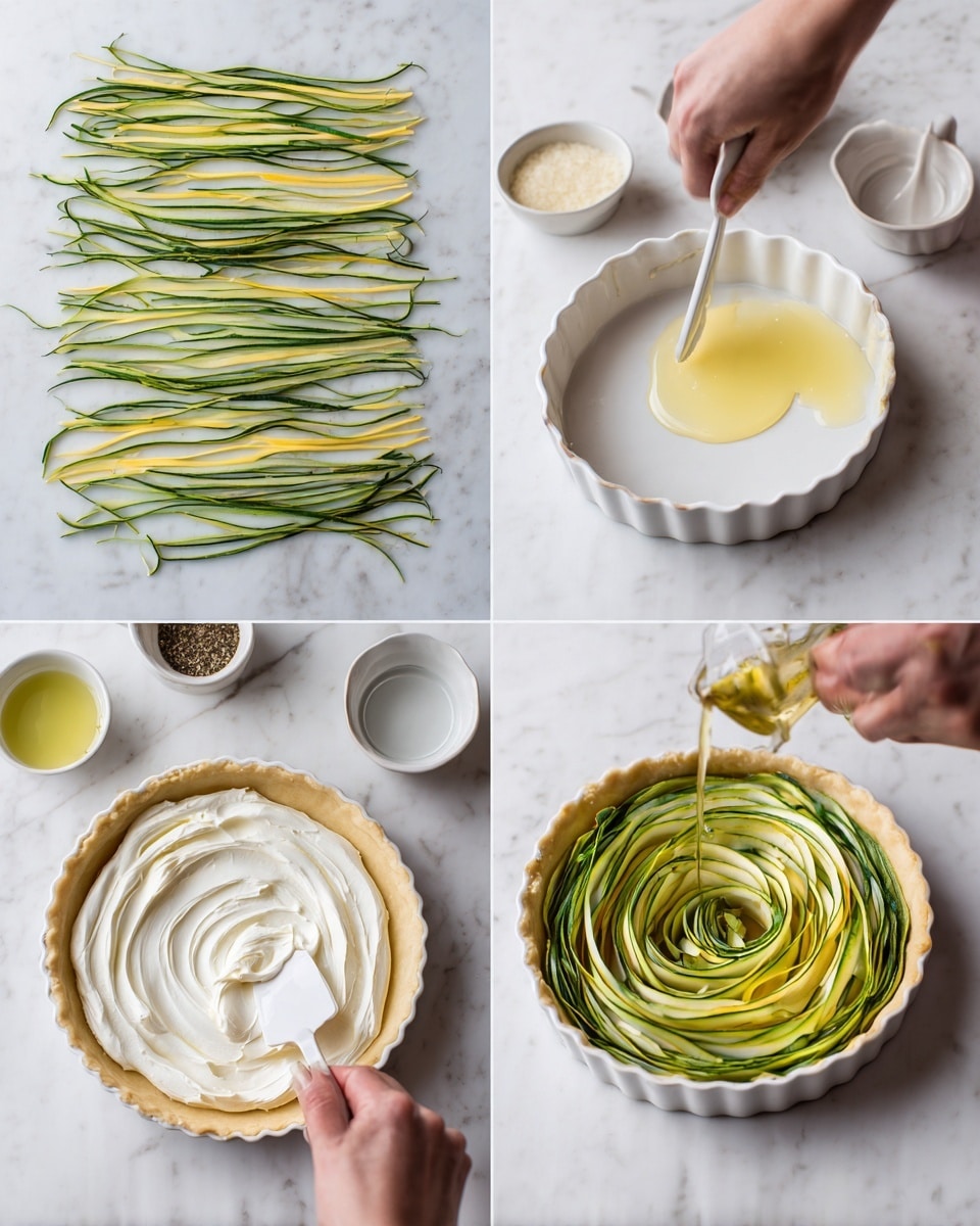Zucchini Tart with Goat Cheese Recipe - Recipe Image
