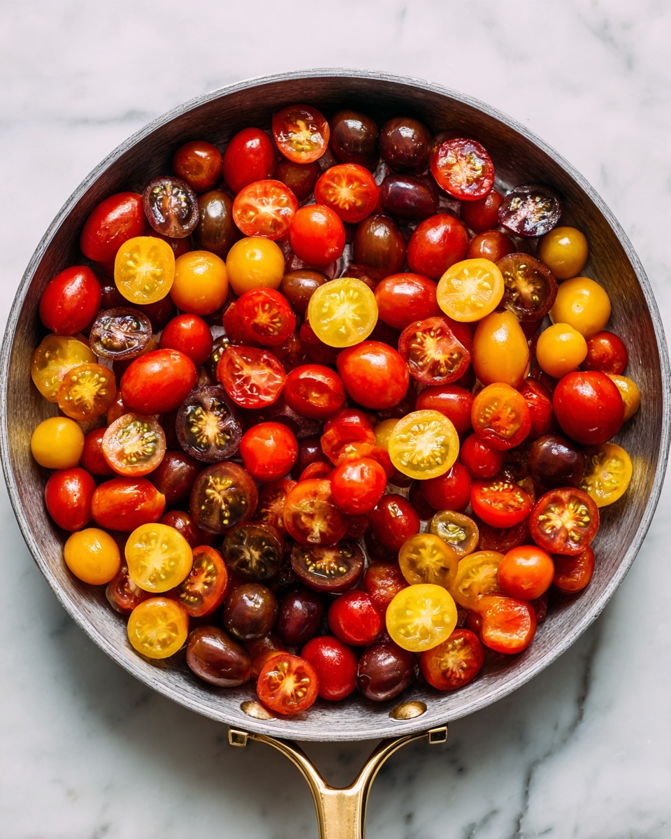 Cherry Tomato Pasta Recipe - Recipe Image