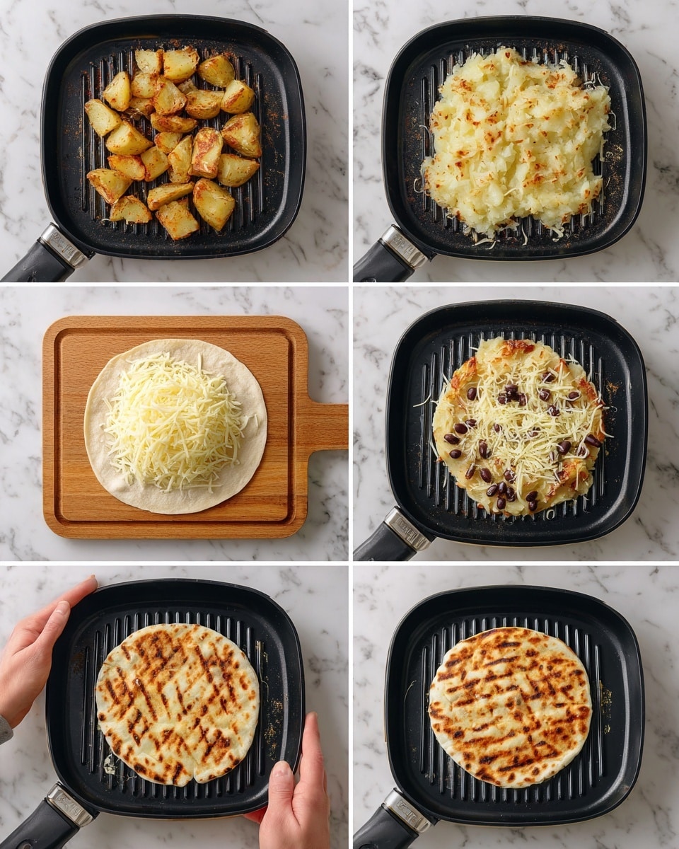 Roasted Sweet Potato and Black Bean Quesadillas Recipe - Recipe Image