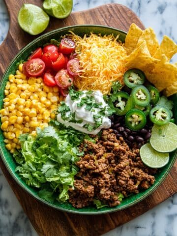 Ground Beef Taco Bowls Recipe